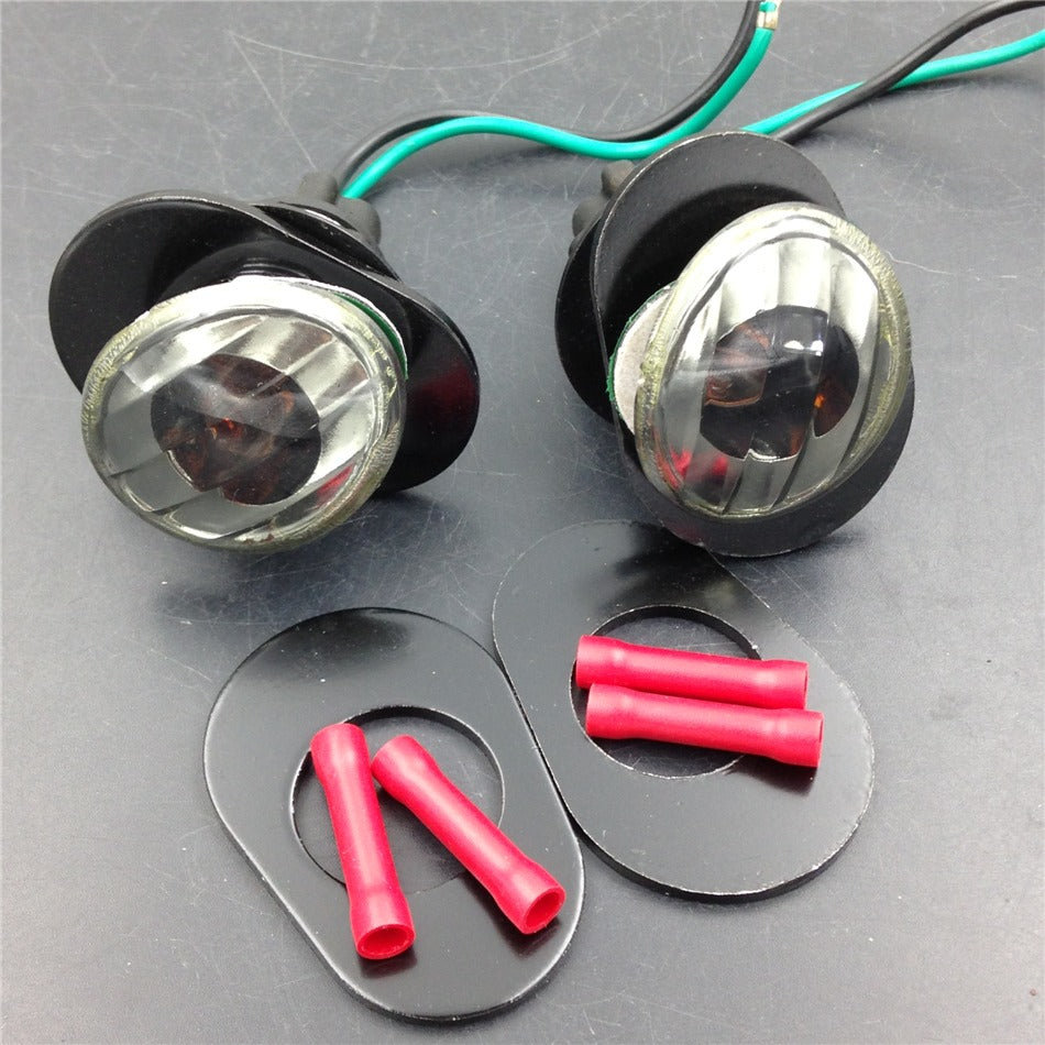 Smoke Flush Mount Led Turn Signals Light For Kawasaki Zzr600 Zzr 600 2005 2006