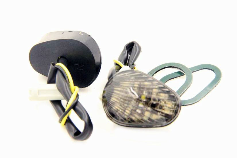 Smoke Flush Mount LED Turn Signals – Fits Yamaha YZF R1 / R6 / R6S 2006-2008