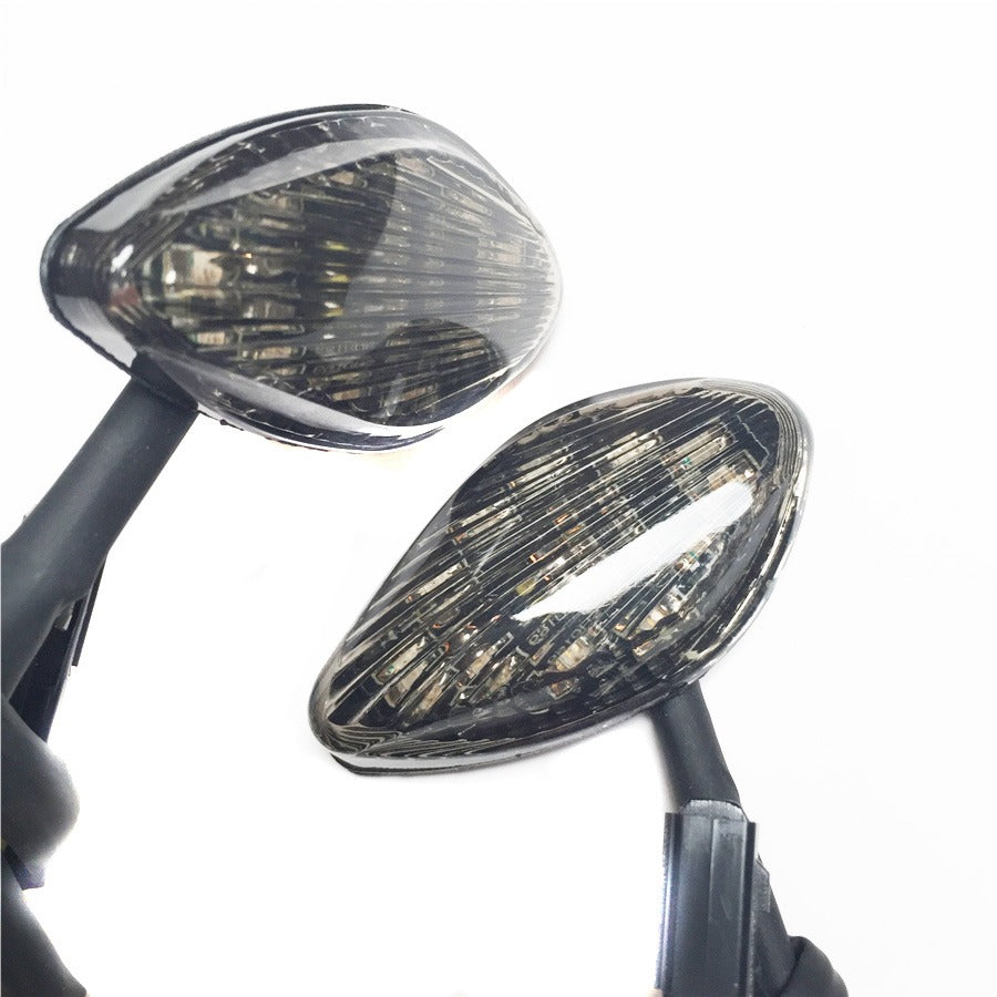 Smoke Flush Mount LED Turn Signals Light For Honda CBR 600 F4i 2001 2002-2007