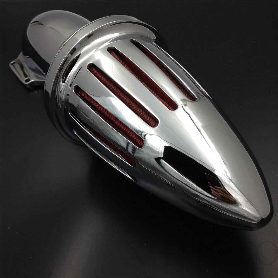 Chrome Spike Air Cleaner Intake Filter Kit For Honda VTX1300 (1986-2012) - Secret-E Performance Part
