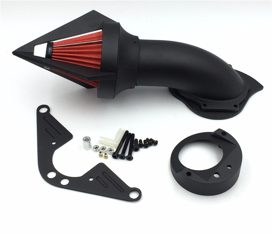 HTT Motorcycle Matte Black Triangle Air Cleaner kits for Yamaha RoadStar 1600 XV1600A 1700 XV1700 1999-2012
