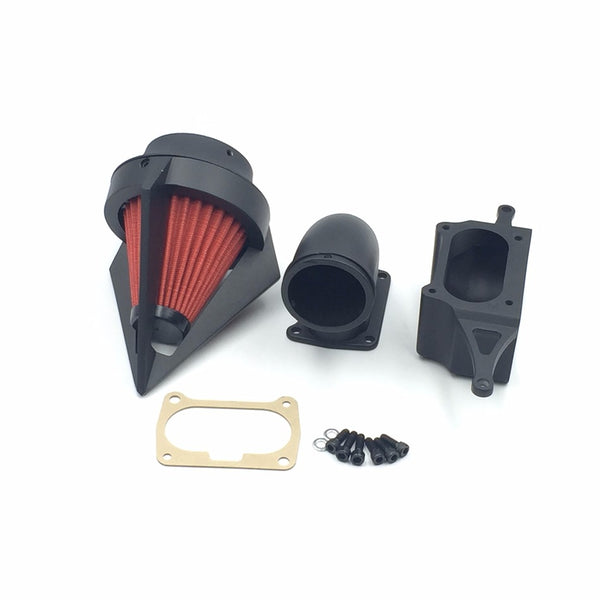 HTT Motorcycle Matte Black Triangle Spike Air Cleaner Kits For 2002-2010 Yamaha Roadstar Midnight Warrior