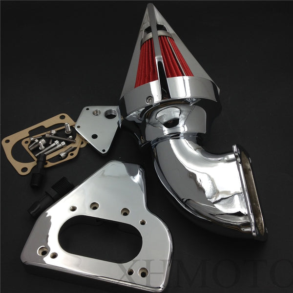 Triangle Intake Spike Air Cleaner Kits For 2002-2009 Honda Vtx 1800 R S C N F Chrome