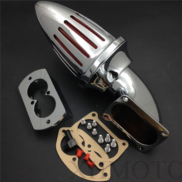 Bullet Air Cleaner Filter For 2002-2009 Kawasaki Vulcan 1500 1600 Mean Streak Chr