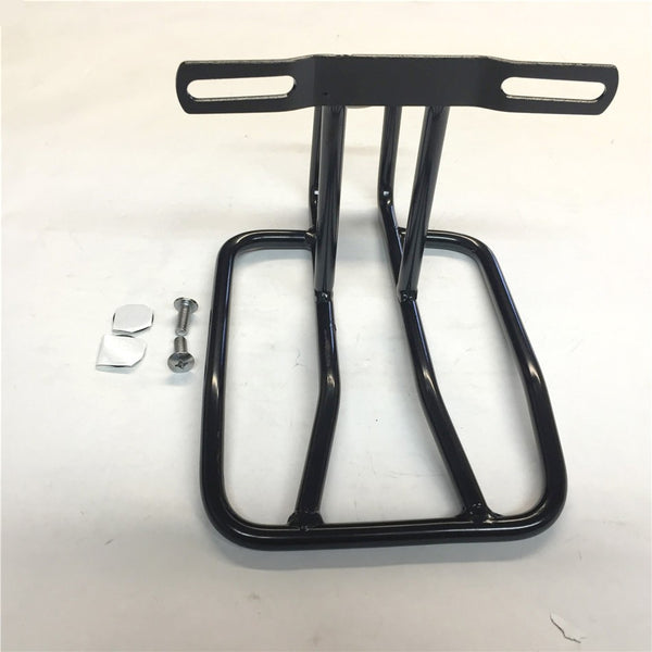 HTT Motorcycle Black Steel Rear Fender Rack Plated Luggage Shelf For For H-D FXD FXD/I FXDB-D Dyna Glide Daytona Custom Low Rider Dyna Super