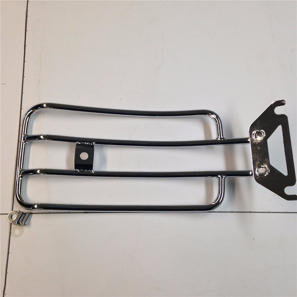 HTT Motorcycle Chrome Steel Rear Shelf Fender Rack Plated Luggage Shelf For For Harley Electra Glide Ultra Classic/Road Glide/Road King/Road King Classic/Road King Custom