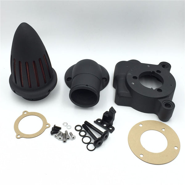 HTT Motorcycle Matte Black Spike Air Cleaner Kits For 2014 Harley Davidson Electra Glide Flhtcu