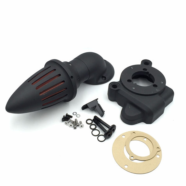 HTT Motorcycle Matte Black Spike Air Cleaner Kits For 2014 Harley Ultra Limited Flhtk Street Glide Flhx