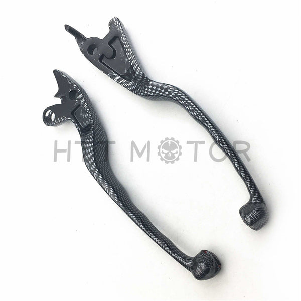 CARBON FIBER Brake Clutch Skull Hand Levers Fit for Suzuki Boulevard S50 S83 C90