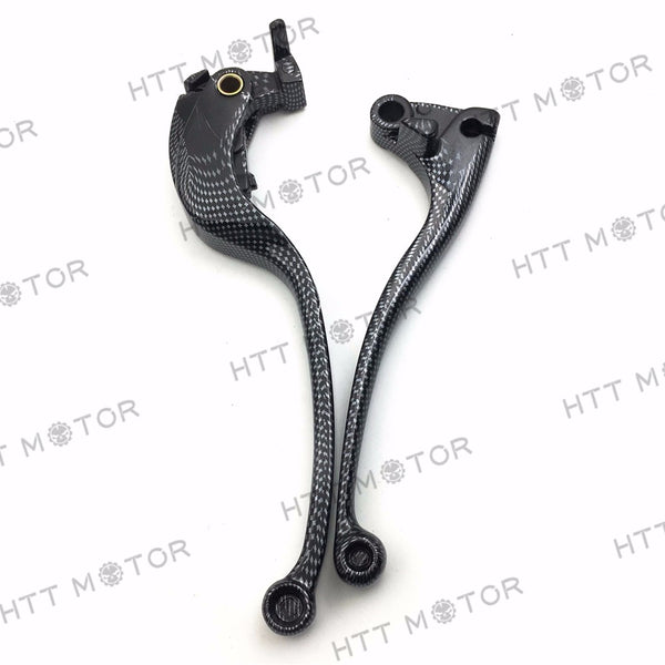 HTTMT- Carbon Brake Clutch Lever For 2007-2012 2009 2010 2011 Kawasaki ZX6R ZX-10R 07-12