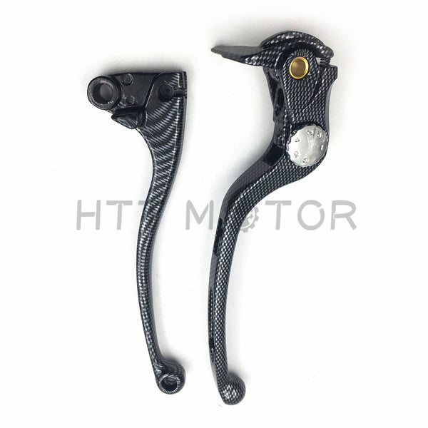 New CARBON FIBER Brake Clutch Lever Fit For Kawasaki Ninja 636 Zx Zx6R Zx6Rr 2005 2006
