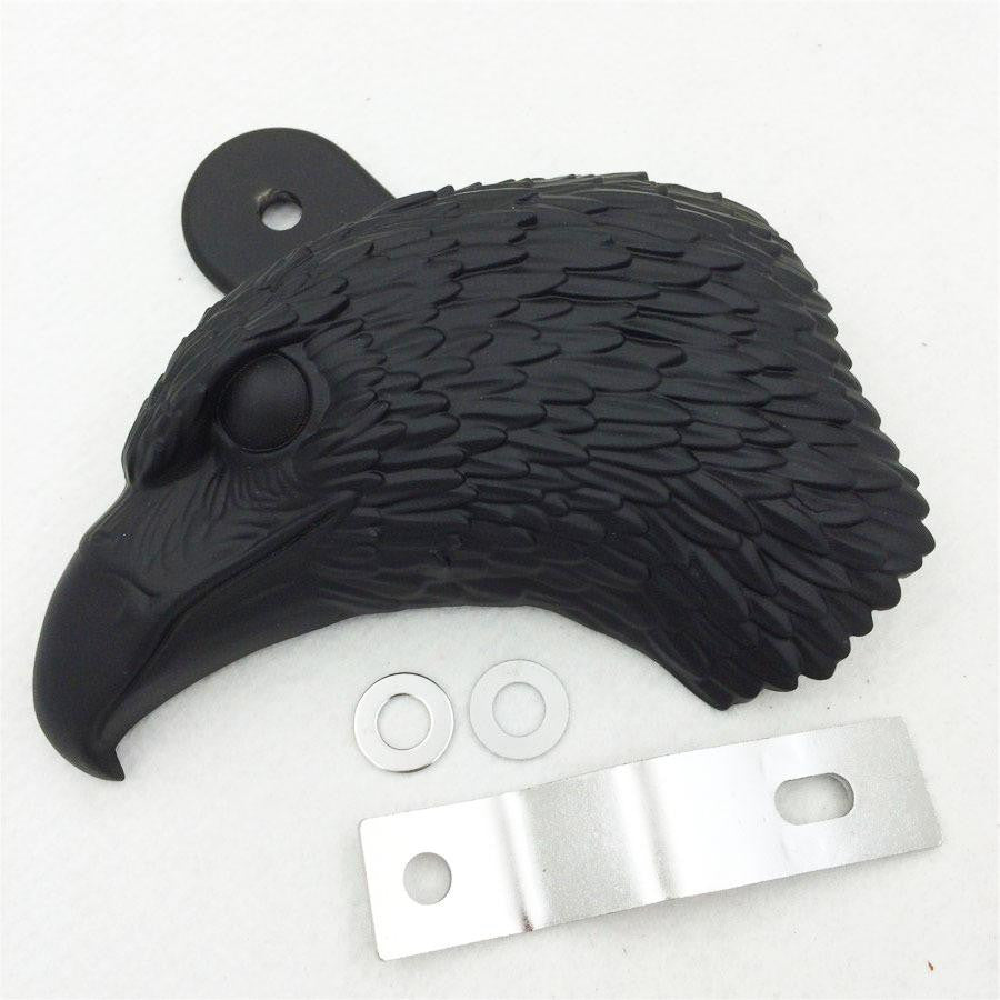 Black Eagle head horn cover For 1992 and up Harley-Davidson with side mount "cowbell"  and all V-rod's