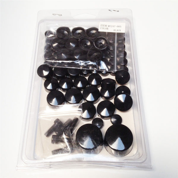 HTT- Bolts Toppers Caps For 2007 2008 2009 2010 2011 2012 Harley Softail Twin Cam Chr