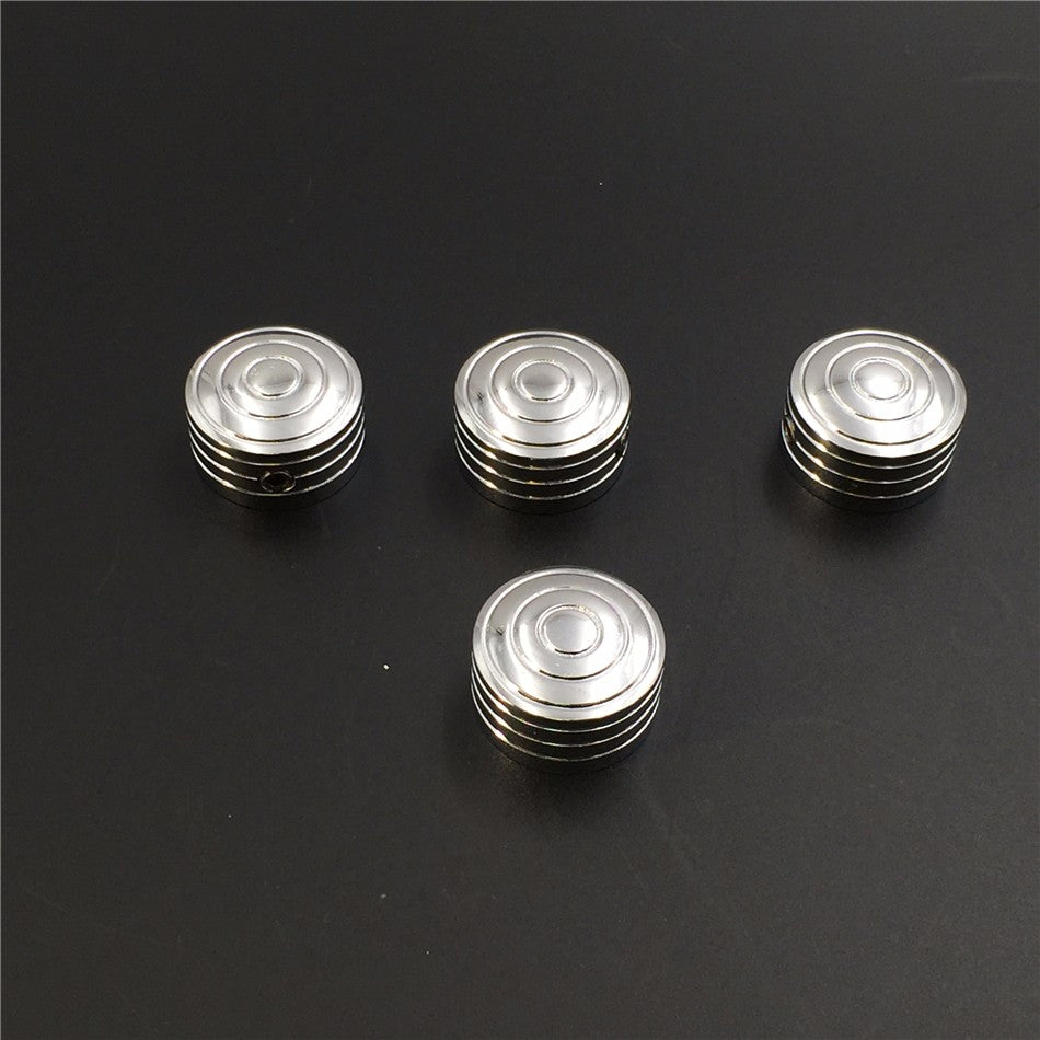 HTT Motorcycle Chrome Circle Style Bolts Toppers Caps Fits Harley Davidson Sporster 1986-later XL/2008-2013 XR/Evolution 1340/ Twin Cam model