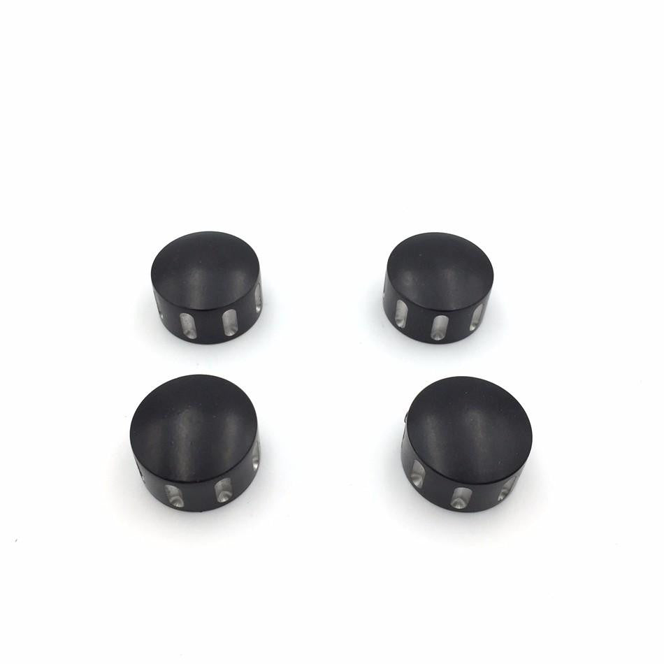 HTT Motorcycle Black Grooved Bolts Toppers Caps Fits Harley Davidson XL XR Evolution 1340 Twin Cam models Dyna Softail Road King FLH
