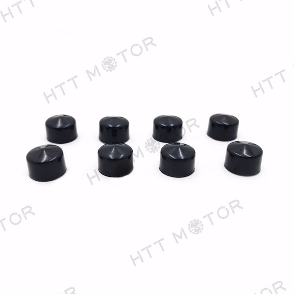 HTTMT- 8 Pcs Black Cap Dress Kit Fit 99-06 Harley Touring Push Rod Tappet Block Bolt