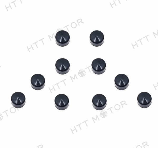 HTTMT- 1/4?????Allen Socket Bolt Cap Dress Kit Fits Harley-Davidson Misc Hardware Black