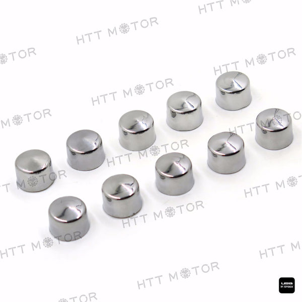 HTTMT- 5/16?????????Allen Socket Bolt Cap Dress Kit Fit Harley Misc Hardware 10pcs Chrome