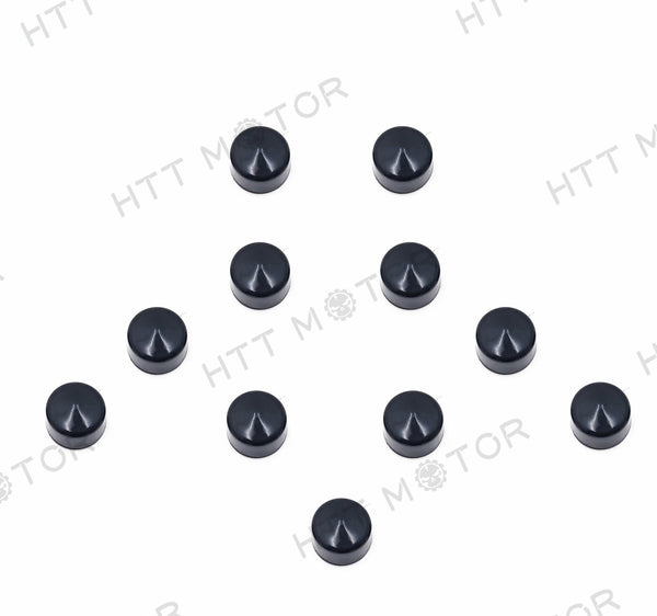 HTTMT- 11 Piece Black Cap Dress Kit For 99-06 Harley Touring Models Primary Cover Bolt
