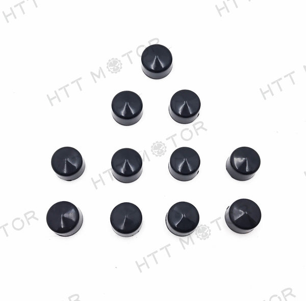 HTTMT- 11 Piece Black Cap Dress Kit Fit 99-06 Harley Touring Models Primary Cover Bolt