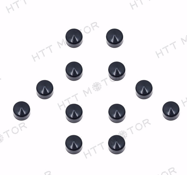 HTTMT- 12 Piece Black Cap Dress Kit Fit 99-06 Harley Softail & Dyna Primary Cover Bolt
