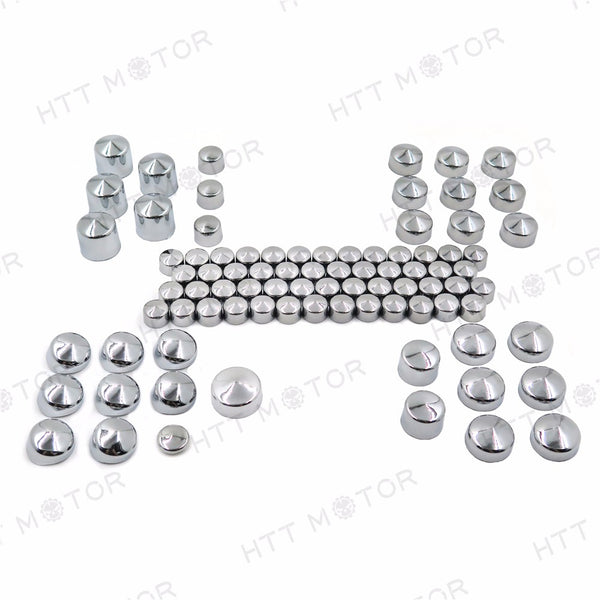 HTTMT- For 1999-2005 HARLEY-DAVIDSON Dyna Chrome Engine & Misc Bolt Nuts 86 Pieces