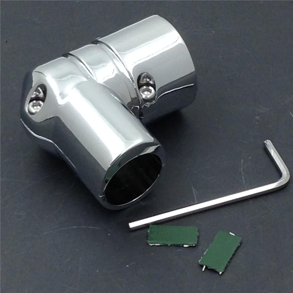 Harley Dyna Super Glide EFI FXDI DRAG SPECIALTIES CHROME FUEL LINE FITTING COVER