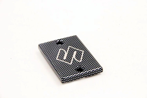 HTT Motorcycle Carbon Fiber Billet Aluminum Rear Brake Fluid Reservoir Cap Cover "S" Engraved For Suzuki GSXR 600/GSXR 750/GSXR 1000/GSXR 1100/Boulevard/Hayabusa/Katana