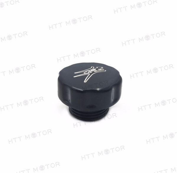 HTTMT- Black Brake Fluid Reservoir Cap For 1999-2012 Suzuki Hayabusa GSXR 1300