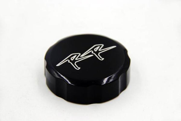 HTT Motorcycle Black Brake Fluid Reservoir Cap Cover "RR" Engraved For Honda CBR 600RR 900RR 929RR 954RR 1000RR