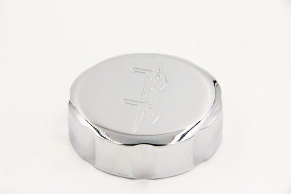 HTT Motorcycle Chrome Brake Fluid Reservoir Cap Cover "RR" Engraved For Honda CBR 600RR 900RR 929RR 954RR 1000RR