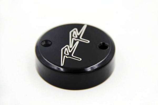 HTT Motorcycle Black Brake Fluid Reservoir Cap Cover "RR" Engraved For 1993-2005 Honda CBR 900RR 929RR 954RR 1000RR