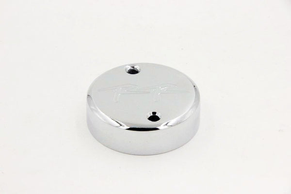 HTT Motorcycle Chrome Brake Fluid Reservoir Cap Cover "RR" Engraved For 1993-2005 Honda CBR 900RR 929RR 954RR 1000RR