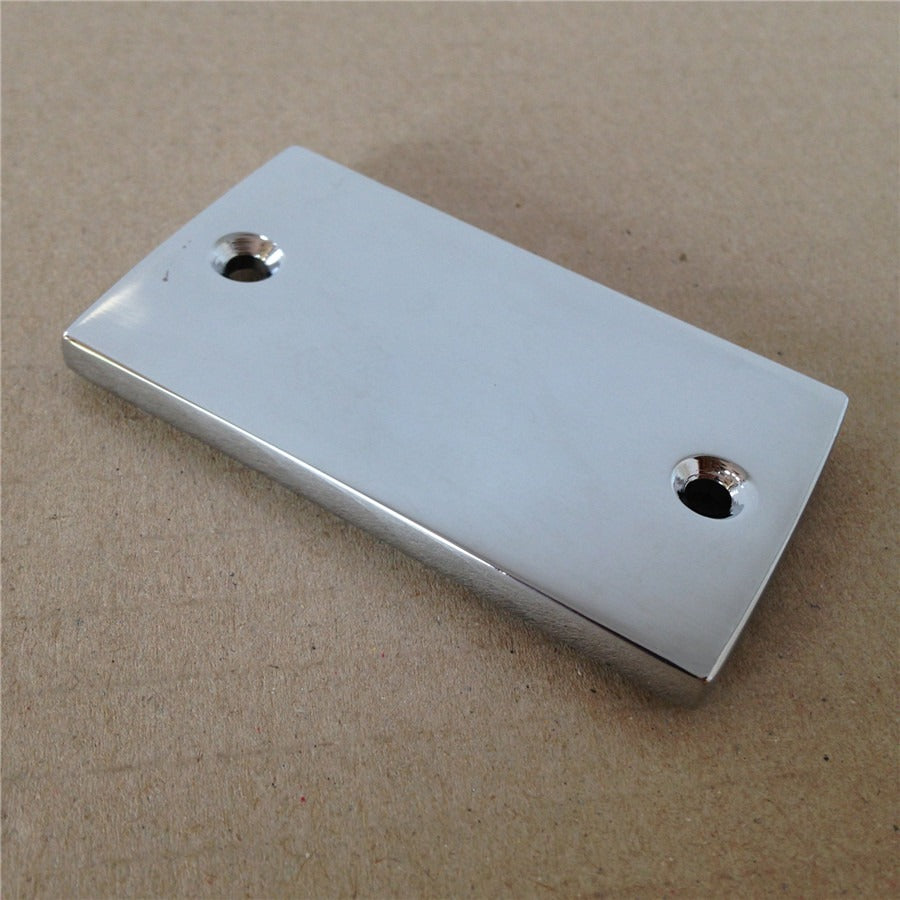 HTT Motorcycle Chrome Fluid Reservoir Cap Plain Surface For Suzuki Boulevard M50 / S50 / C50 / S83 / C90 / Intruder VL1500 LC