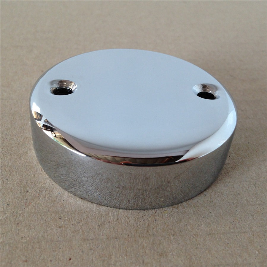 HTT Motorcycle Chrome Fluid Reservoir Cap Plain Surface For 1993-2005 Honda CBR 900RR/ 1993-2005 Honda CBR 929RR/ 1993-2005 Honda CBR 954RR/ 1993-2005 Honda CBR 1000RR