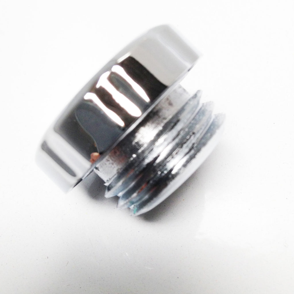 HTT Motorcycle Chrome Fluid Reservoir Cap Plain Surface For 1998-2012 Yamaha YZF R1 YZF-R1 YZFR1