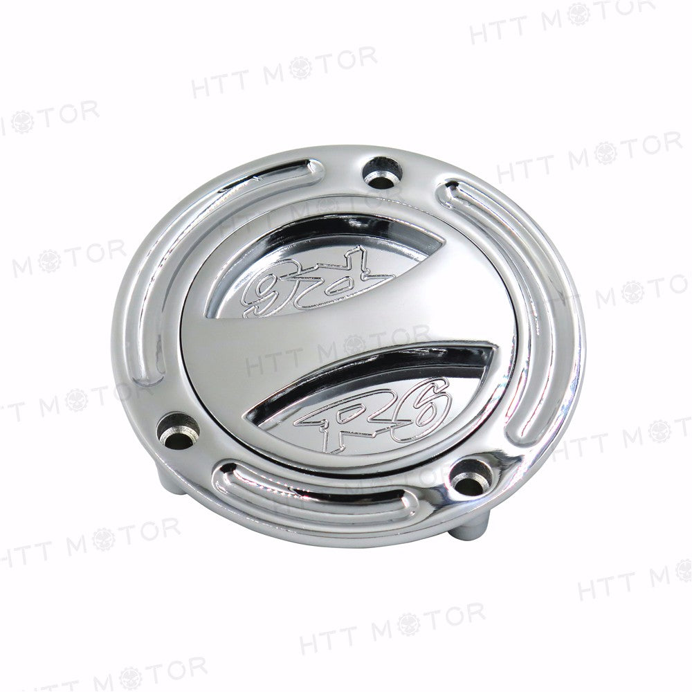 HTTMT- Chrome Keyless Gas Cap Twist Off Fuel Tank Cap For Yamaha YZF R6 (All Years)