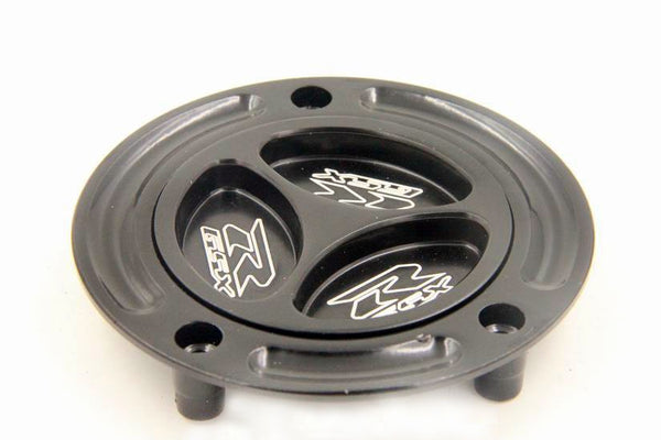 HTT Motorcycle Black Keyless Gas Cap Twist Off Fuel Tank Cap For 2008-2012 Suzuki Hayabusa GSX1300R /2003-2008 Suzuki SV650 SV650S /2003-2008 Suzuki SV1000 SV1000S