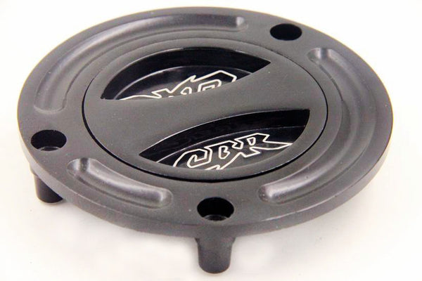 HTT Motorcycle Black Keyless Gas Cap Twist Off Fuel Tank Cap For Honda CBR 600 F2/F3/F4/F4i/ 600RR/ 900RR/929RR/954RR/1000RR/RVF 400