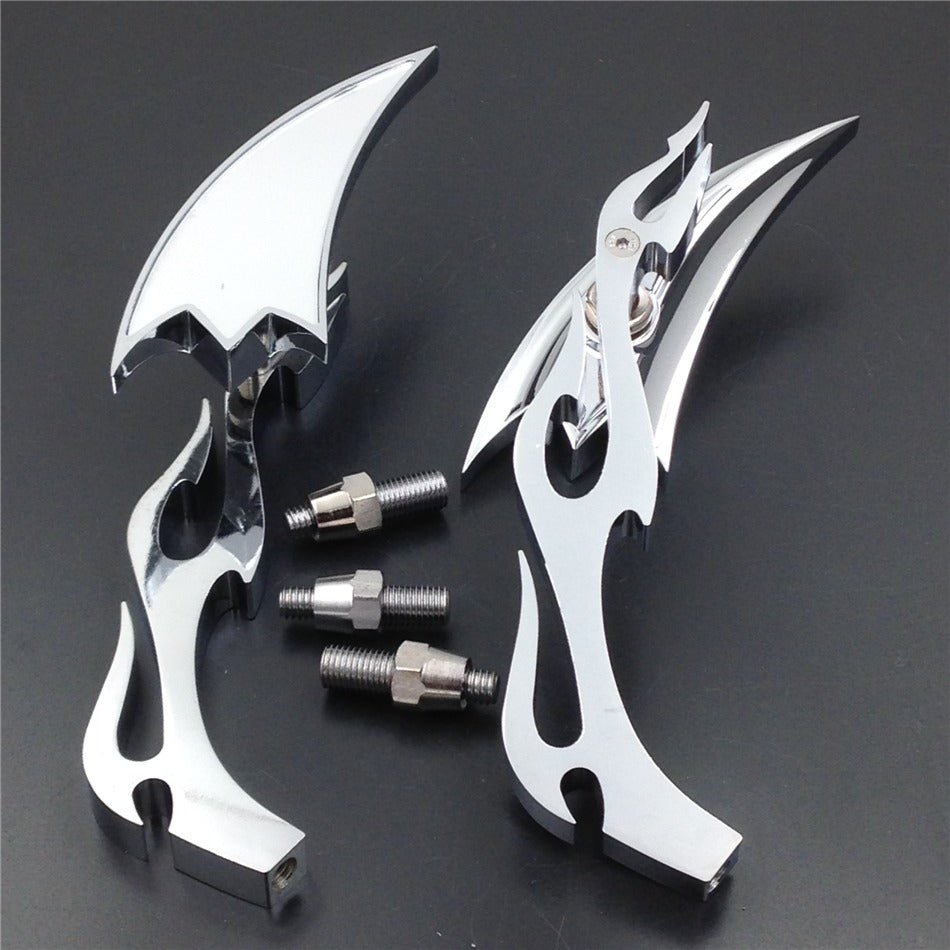 Motor Billet Alloy Arrow Custom Mirror Suzuki GSXR600 750 1000 1100 Hayabusa chromed