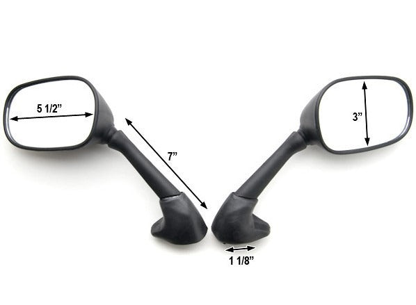 Oem Aftermarket Racing Mirrors For Yamaha Yzf R6 Yzfr6 Yzf-R6 2001 200 ...