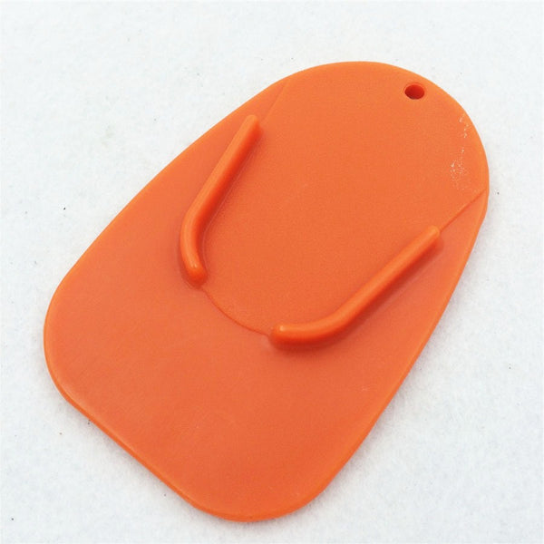 Orange kickstand plate pad Universal Honda Suzuki Kawasaki Yamaha Ducati
