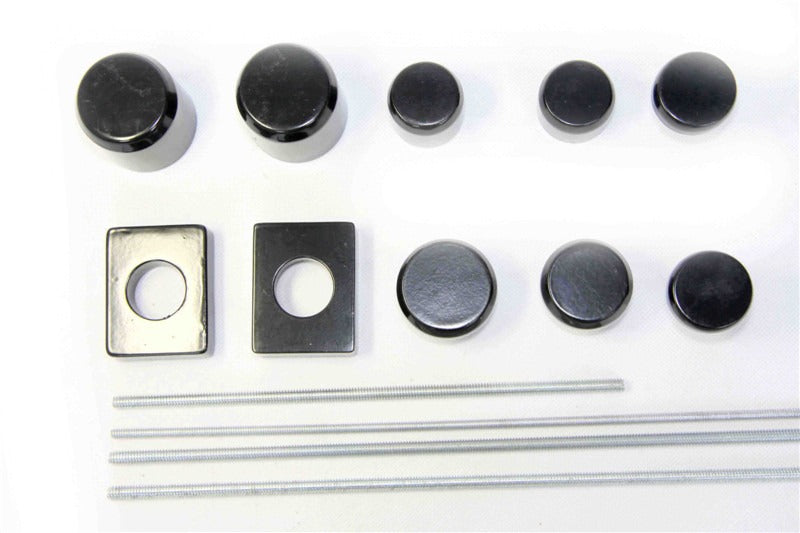 Motorcycle Black Fork Axle Caps Covers For 2006-2009 Kawasaki Zx14 Zx14R Zx-14R