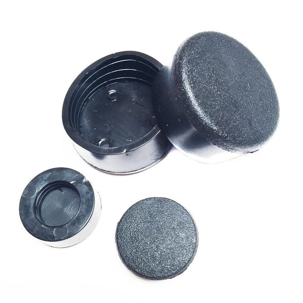 HTT 4x Black Motorcycle Parts Rubber Frame Plugs for 2006-2015 Yamaha YZF R6 YZFR6