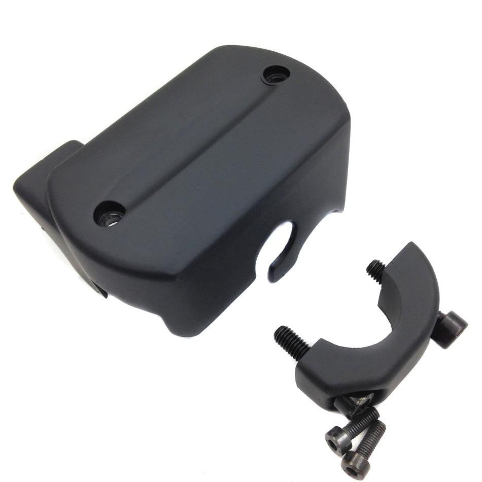 HTT Black Front Brake Fluid Master Cylinder Cover for Yamaha V-Star 650/1100/950/1300 (1998-2013)