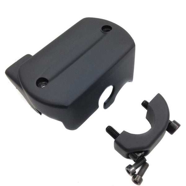 HTT Black Front Brake Fluid Master Cylinder Cover for Yamaha V-Star 650/1100/950/1300 (1998-2013)