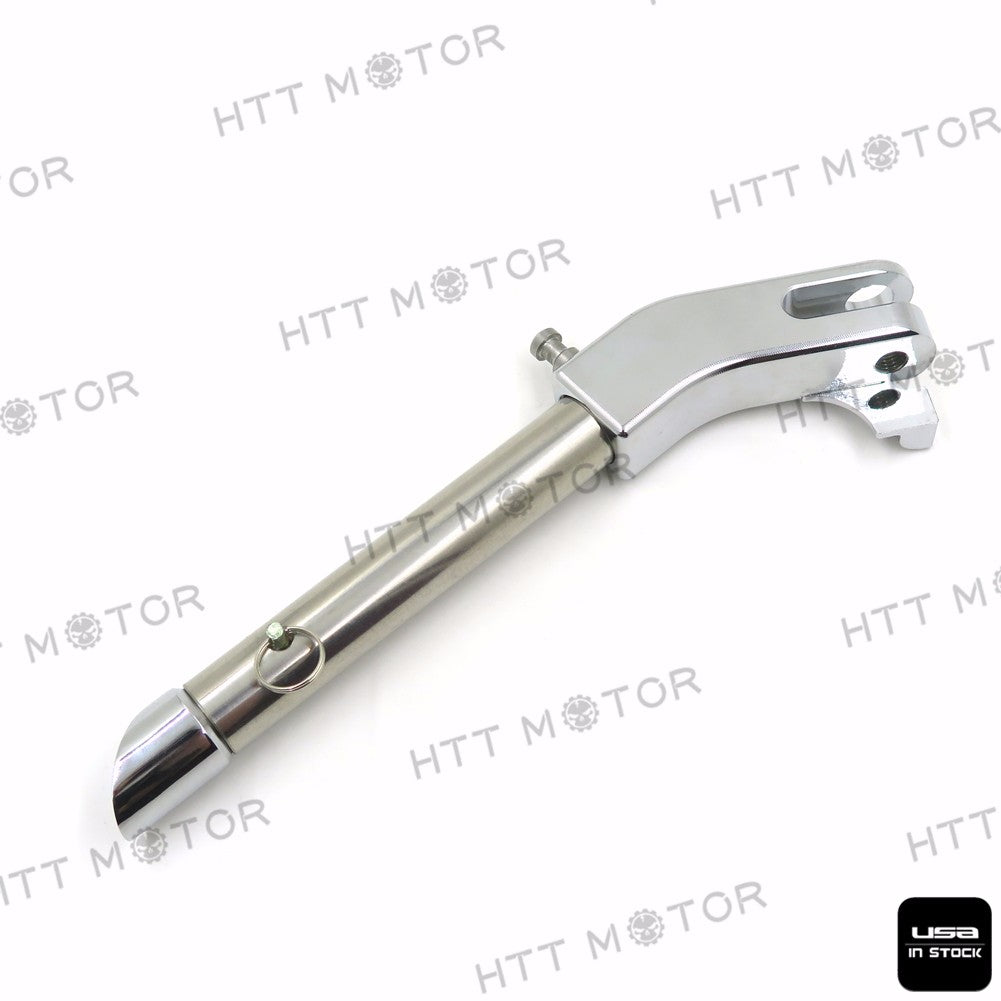 HTTMT- Silver Kickstand Side Stand For Suzuki 07-08 GSXR1000/ 99-10 GSX1300R Hayabusa