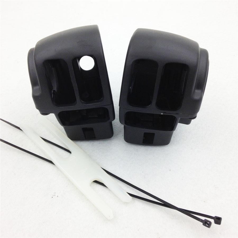 HTT Black Switch Housing Cover For 1996-2013 Harley Davidson Electra Glide Classic FLHTC/ 1996-2009 Harley Davidson Electra Glide FLHT