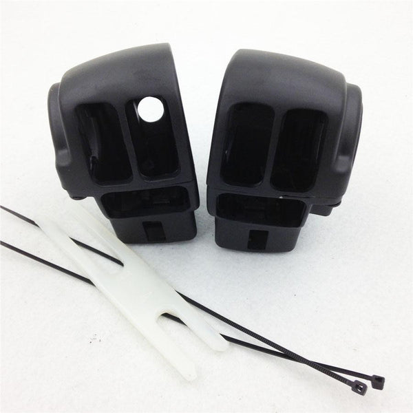 HTT Black Switch Housing Cover For 1996-2013 Harley Davidson Electra Glide Classic FLHTC/ 1996-2009 Harley Davidson Electra Glide FLHT