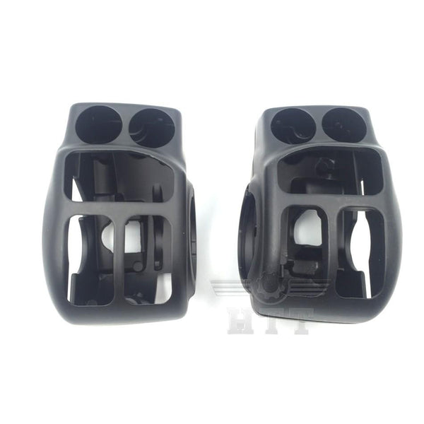 HTT Black Switch Housing Cover Kit For 2014-later Harley Touring and Trike (Aftermarket OEM #71500185) Road King FLHR/Ultra Limited FLHTK